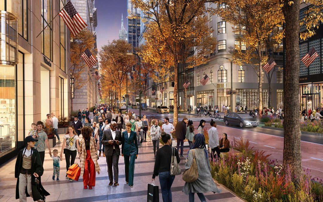 El alcalde Adams reimagina la Quinta Avenida de Nueva York, desde Bryant Park a Central Park