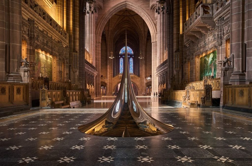 Anish Kapoor en la Catedral de Liverpool